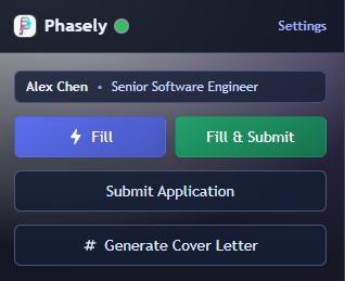 One-click Fill Actions